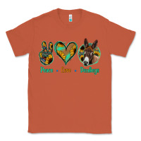 Copper Peace Love Donkeys Classic Tee - Jasminsmagicworld