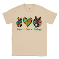 Mushroom Peace Love Donkeys Classic Tee - Jasminsmagicworld