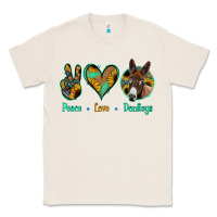 Natural Peace Love Donkeys Classic Tee - Jasminsmagicworld