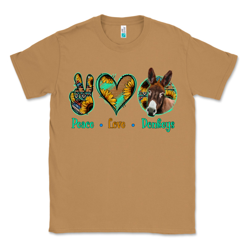 Peace Love Donkeys Classic Tee by Jasminsmagicworld | Teevron