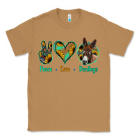 Toasted Coconut Peace Love Donkeys Classic Tee - Jasminsmagicworld