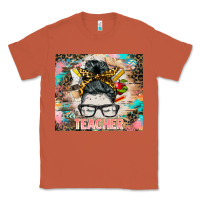 Copper teacher messy bun tumbler Classic Tee - BarkalooDesign