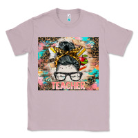 Lilac teacher messy bun tumbler Classic Tee - BarkalooDesign