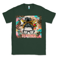 Sports Green teacher messy bun tumbler Classic Tee - BarkalooDesign