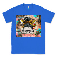 True Royal teacher messy bun tumbler Classic Tee - BarkalooDesign