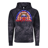 Cloud Black america rainbow Vintage Hoodie - BarkalooDesign