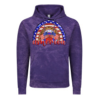 Cloud Purple america rainbow Vintage Hoodie - BarkalooDesign