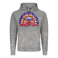 Cloud Rock america rainbow Vintage Hoodie - BarkalooDesign