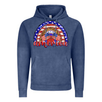 Vintage Denim america rainbow Vintage Hoodie - BarkalooDesign