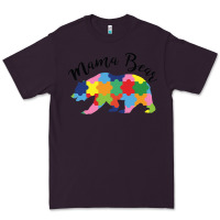 Plum mama bear Premium Tee - CowhideDigitalArt
