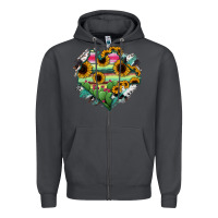 Smoke Chiapas State Of Mexico Map Zipper Hoodie - RanaPortraitStore
