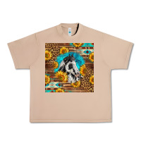 Burro western paint horse Urban Heavy Tee - LillyAllenDesigns
