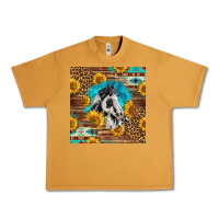 Peanut Butter western paint horse Urban Heavy Tee - LillyAllenDesigns