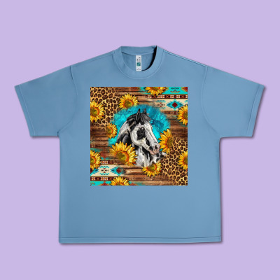 Western Paint Horse Urban Heavy Tee Designed By Lillyallendesigns