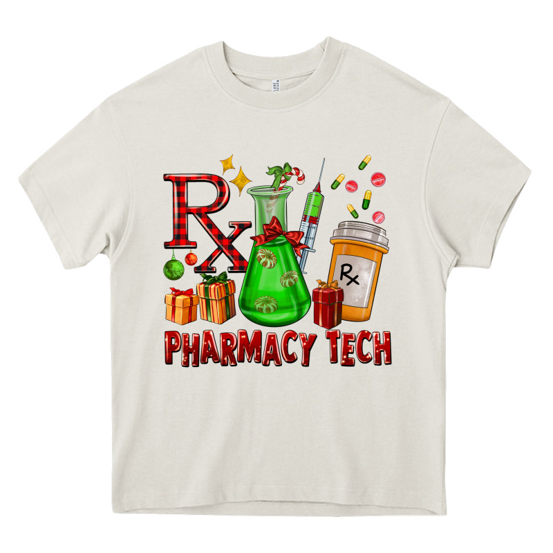 Pharmacy Tech Christmas Heavy Core Tee by FaDigitalArtStudio | Teevron
