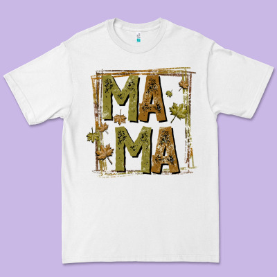 Mama Fall Premium Tee Designed By Cowhidedigitalart