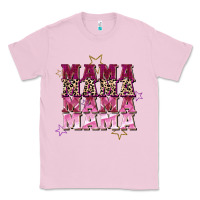 Bubblegum Pink Mama mama mama mama Mother's Day Classic Tee - FaDigitalArtStudio