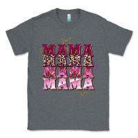Charcoal Heather Mama mama mama mama Mother's Day Classic Tee - FaDigitalArtStudio