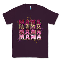 Plum Mama mama mama mama Mother's Day Classic Tee - FaDigitalArtStudio
