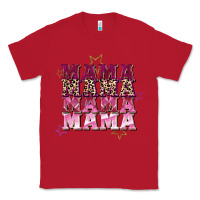 Red Mama mama mama mama Mother's Day Classic Tee - FaDigitalArtStudio