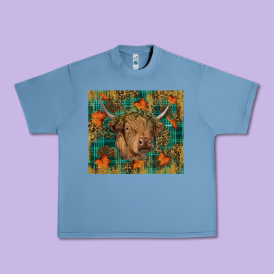 Fall Highland Cow Tumbler Urban Heavy Tee Designed By Ranaportraitstore