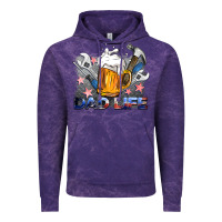 Cloud Purple dad life beer and tools Vintage Hoodie - BarkalooDesign