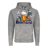Cloud Rock dad life beer and tools Vintage Hoodie - BarkalooDesign