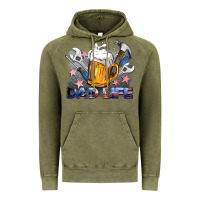 Dad Life Beer And Tools Vintage Hoodie | Teevron