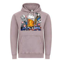 Vintage Zinc dad life beer and tools Vintage Hoodie - BarkalooDesign