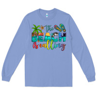 Colony Blue the beach is calling Long Sleeve Tee - Artiststas