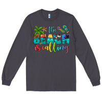 Smoke the beach is calling Long Sleeve Tee - Artiststas