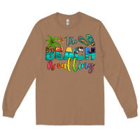 Toasted Coconut the beach is calling Long Sleeve Tee - Artiststas