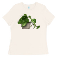 Bone Philodendron Ladies Tee - LillyAllenDesigns