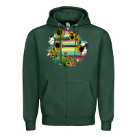 Sports Green Chihuahua State Of Mexico Map Zipper Hoodie - RanaPortraitStore
