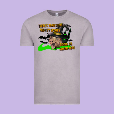 There's Something Mighty Going On Around Here Pig Vintage Tee Designed By Lillyallendesigns