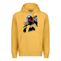 Mustard VENOM ART Premium Hoodie - DesigneFamous