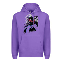 Purple VENOM ART Premium Hoodie - DesigneFamous