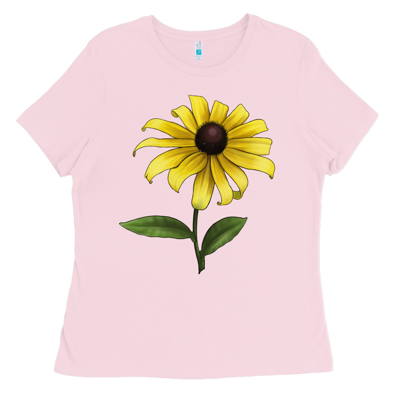 Black Eyed Susan Flower Illustrations Ladies Tee by LillyAllenDesigns | Teevron