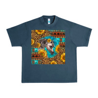 Midnight Navy arabian horse Urban Heavy Tee - LillyAllenDesigns