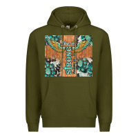 Army Green she is strong tumbler Premium Hoodie - BarkalooDesign