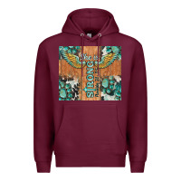 Burgundy she is strong tumbler Premium Hoodie - BarkalooDesign