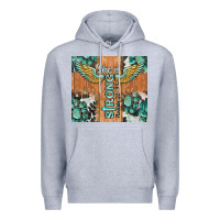 Heather Grey she is strong tumbler Premium Hoodie - BarkalooDesign