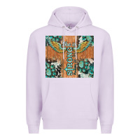 Lilac she is strong tumbler Premium Hoodie - BarkalooDesign