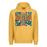 Mustard she is strong tumbler Premium Hoodie - BarkalooDesign