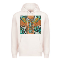 Pale Pink she is strong tumbler Premium Hoodie - BarkalooDesign