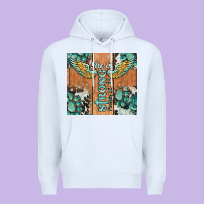 She Is Strong Tumbler Premium Hoodie Designed By Barkaloodesign