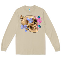 Mushroom skull flora butterfly Long Sleeve Tee - Artiststas