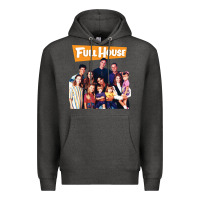 Charcoal Heather house cast full Premium Hoodie - DesigneFamous