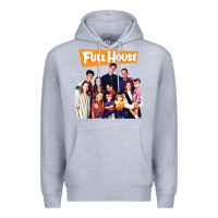 Heather Grey house cast full Premium Hoodie - DesigneFamous