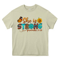 Mossy she is strong Heavy Core Tee - BundleAndBundleShop